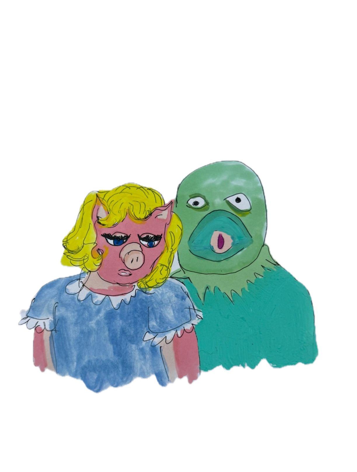 Pig and Creature by Diane Barcelowsky
