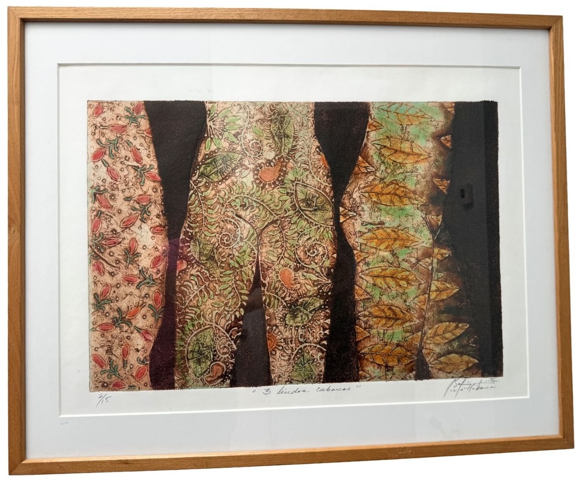 Cuban Lithograph Series “Los caminos y secretos del cuerpo”