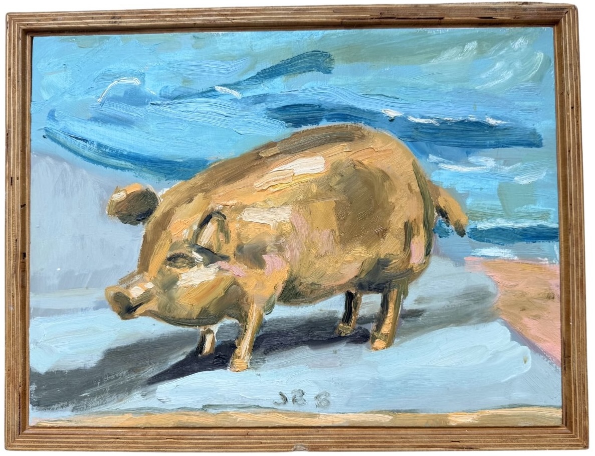 Jeff Beck pig painting