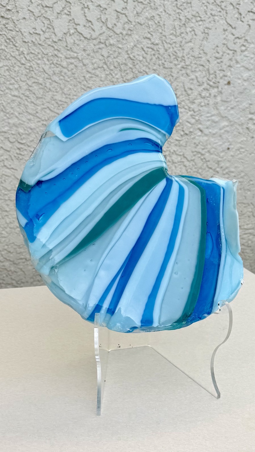 Stewart Grossman blue glass